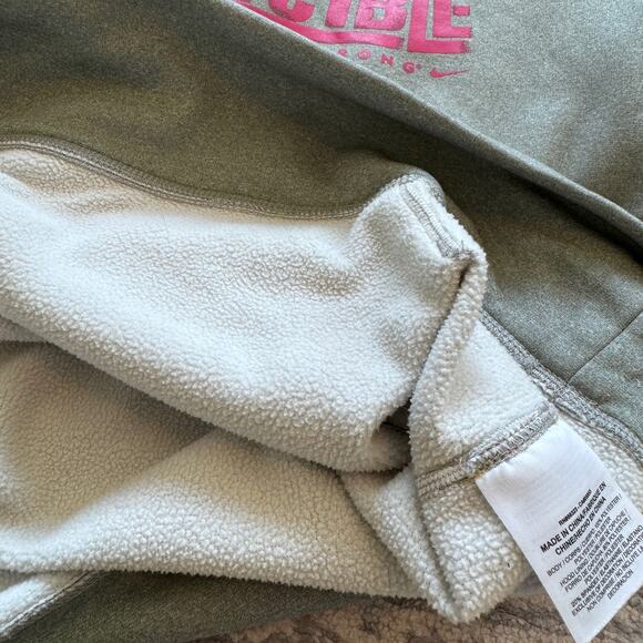 Nike Therma-Fit Pullover Hoodie Livestrong Be Invincible Gray Womens Size M - Picture 5 of 12